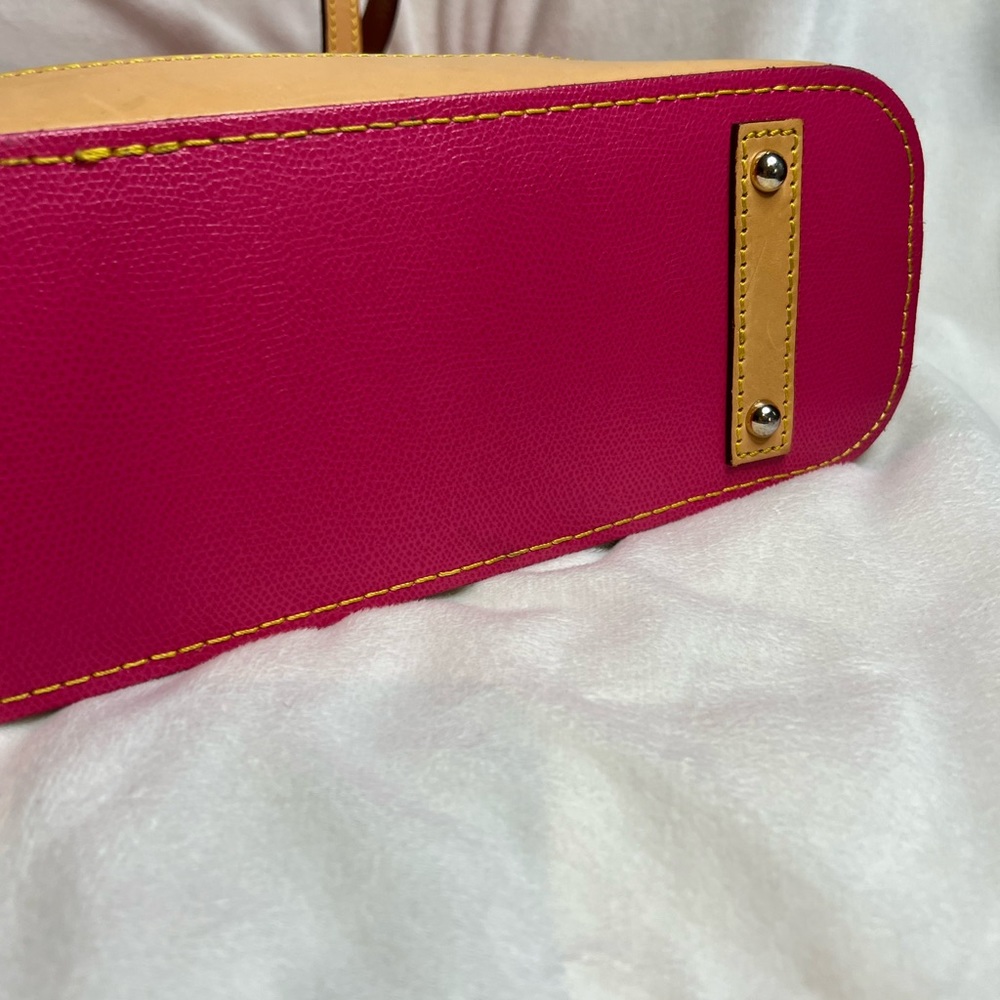Dooney & Bourke Fuchsia Cynthia Leather Tote - Picture 7 of 17